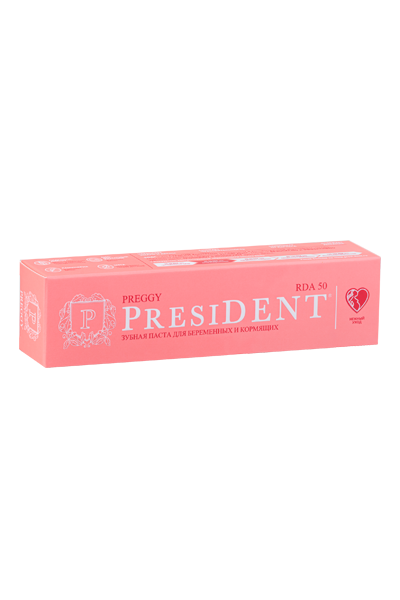 зубная паста PRESIDENT PREGGY (50 RDA) 50 мл